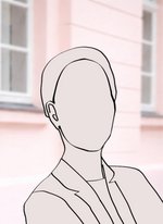 Silhouette, Kontur eines Porträts als Stellvertreter-Bild